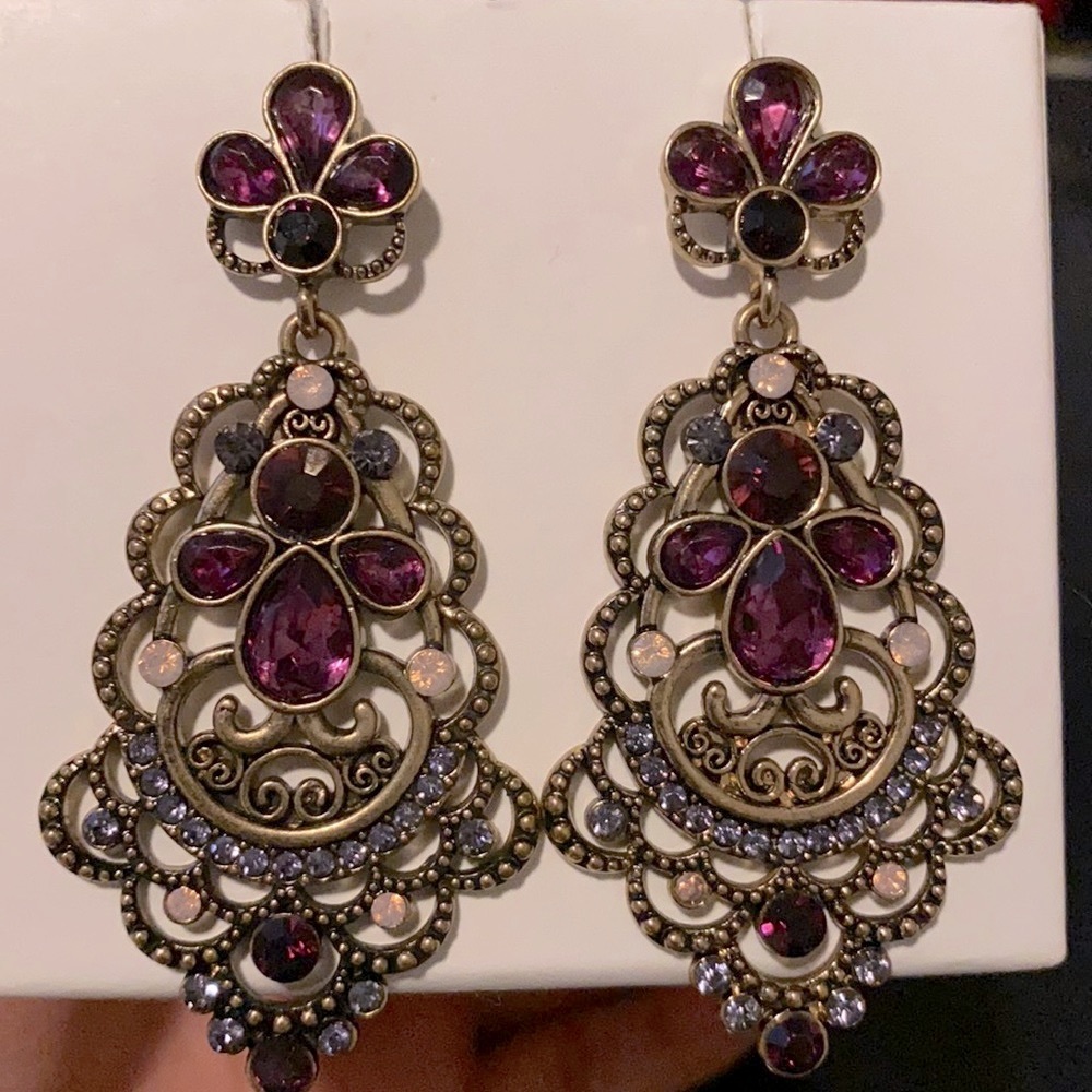 Beautiful embellished earrings